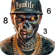 Skull Color, Color by Number