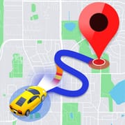 GPS Navigation Route Finder